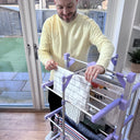 Spring & Spruce Speedi Dry Compact – 3-Tier Heated Airer with Bonus Insulating Cover