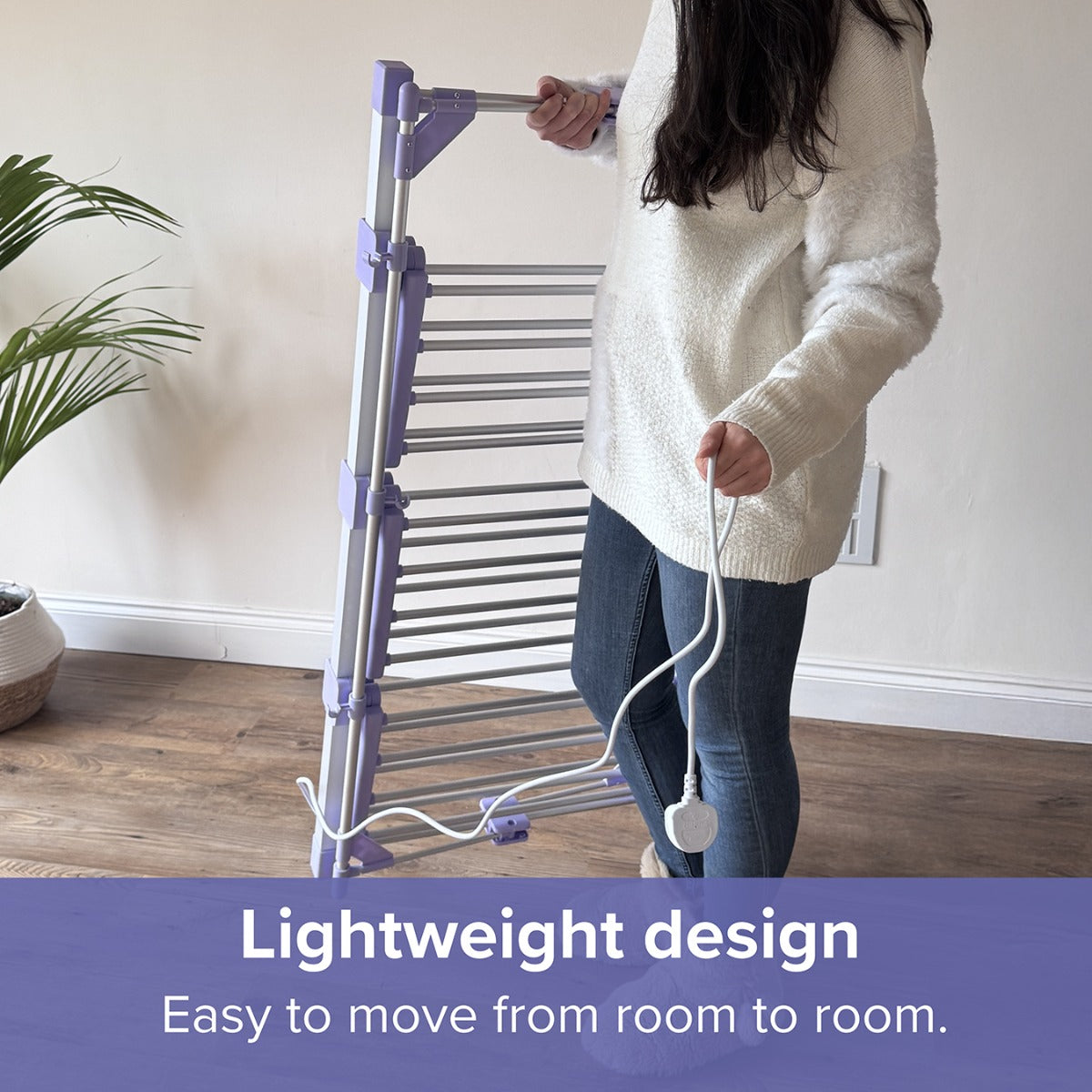 Spring & Spruce Speedi Dry Compact – 3-Tier Heated Airer with Bonus Insulating Cover
