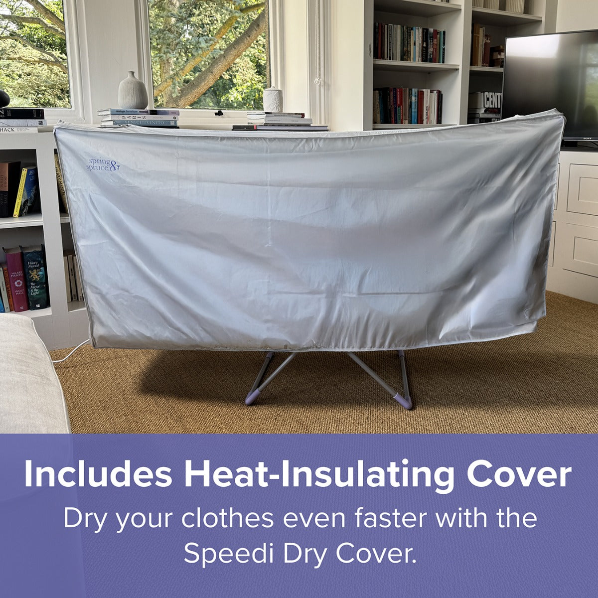 Speedi Dry Winged Heated Airer with Bonus Insulating Cover