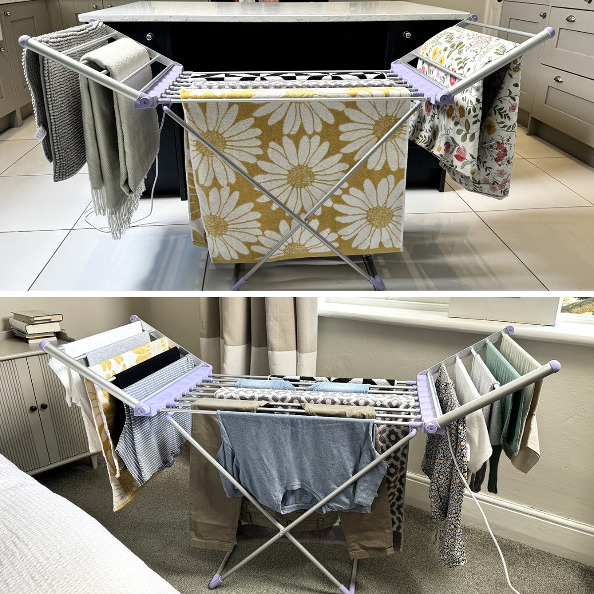 Speedi Dry Winged Heated Airer with Bonus Insulating Cover