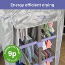 Spring & Spruce Speedi Dry Tower XL – 3-Tier Heated Airer with Bonus Insulating Cover