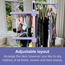 Spring & Spruce Speedi Dry Tower XL – 3-Tier Heated Airer with Bonus Insulating Cover