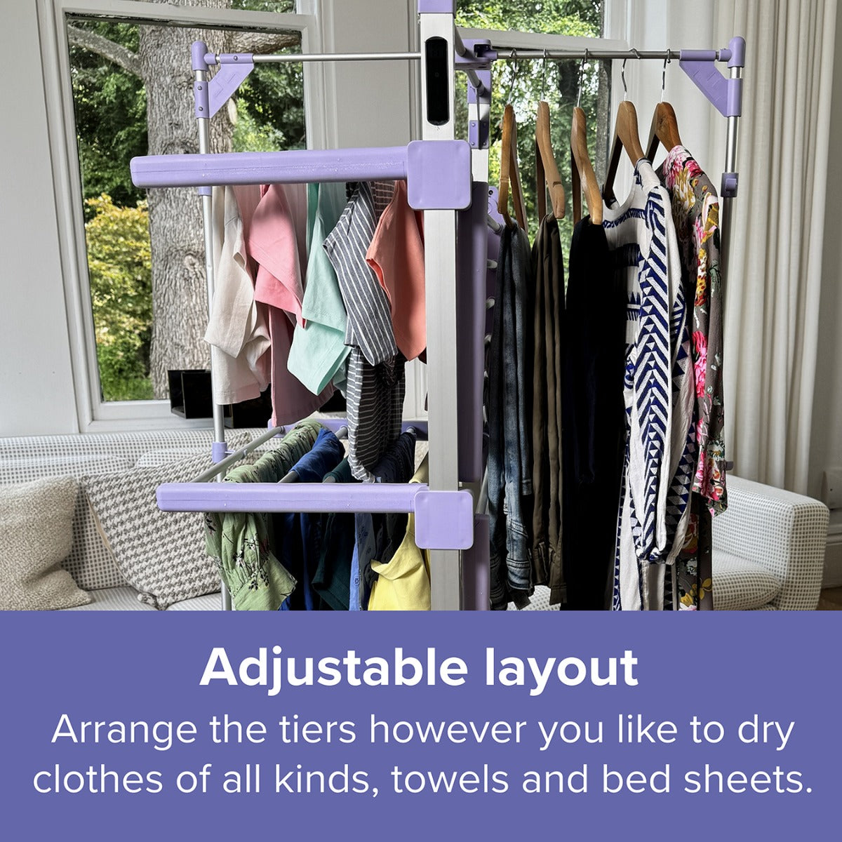 Spring & Spruce Speedi Dry Tower XL – 3-Tier Heated Airer with Bonus Insulating Cover