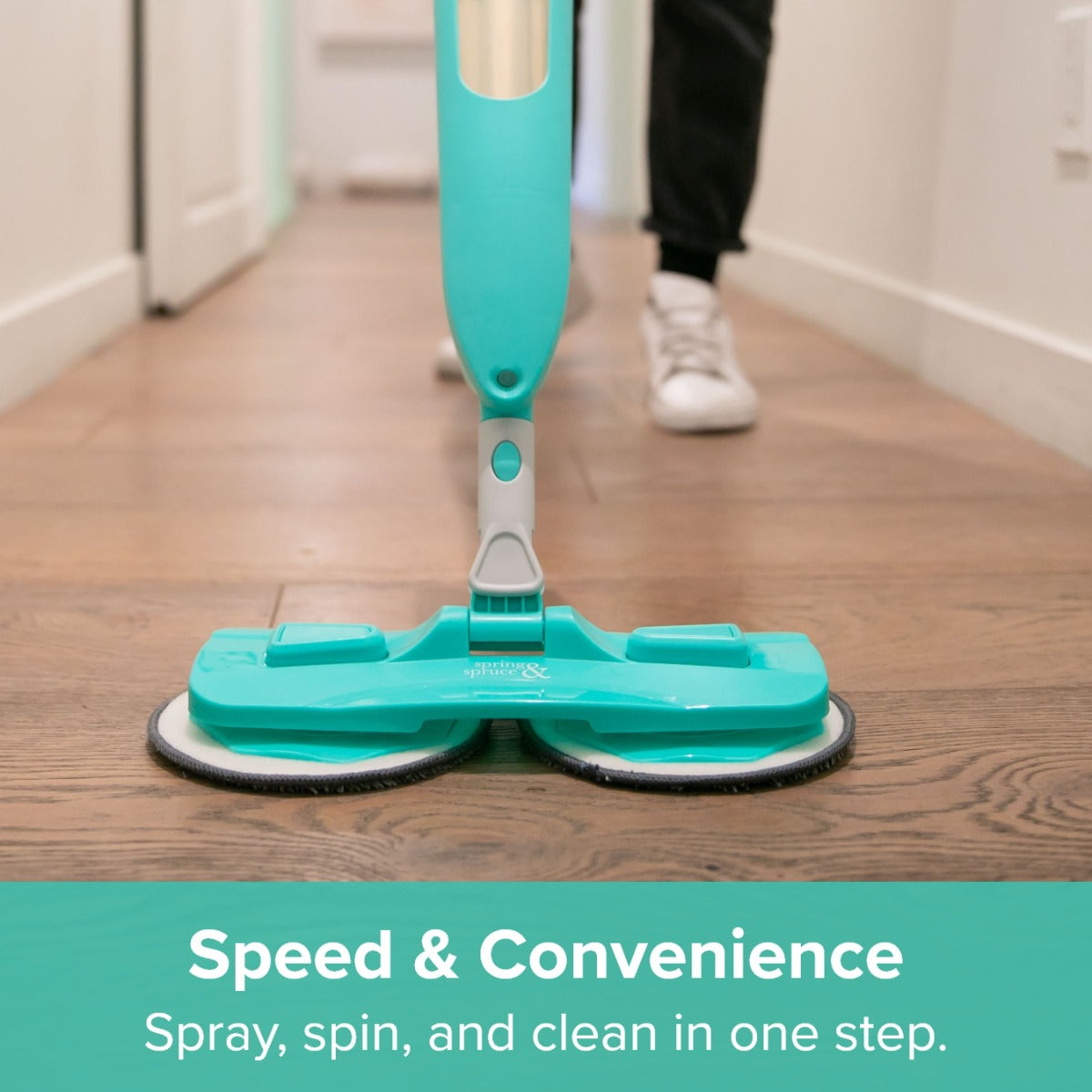 Spring & Spruce Spray N Spin Mop