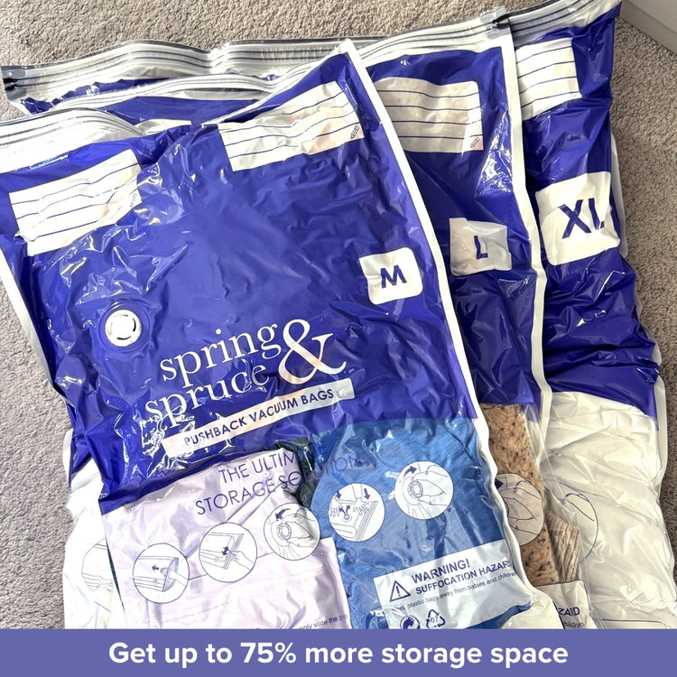 Pushback Vacuum Storage Bags