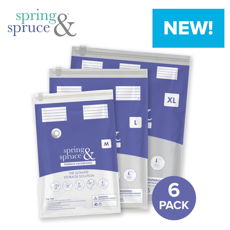 Pushback Vacuum Storage Bags