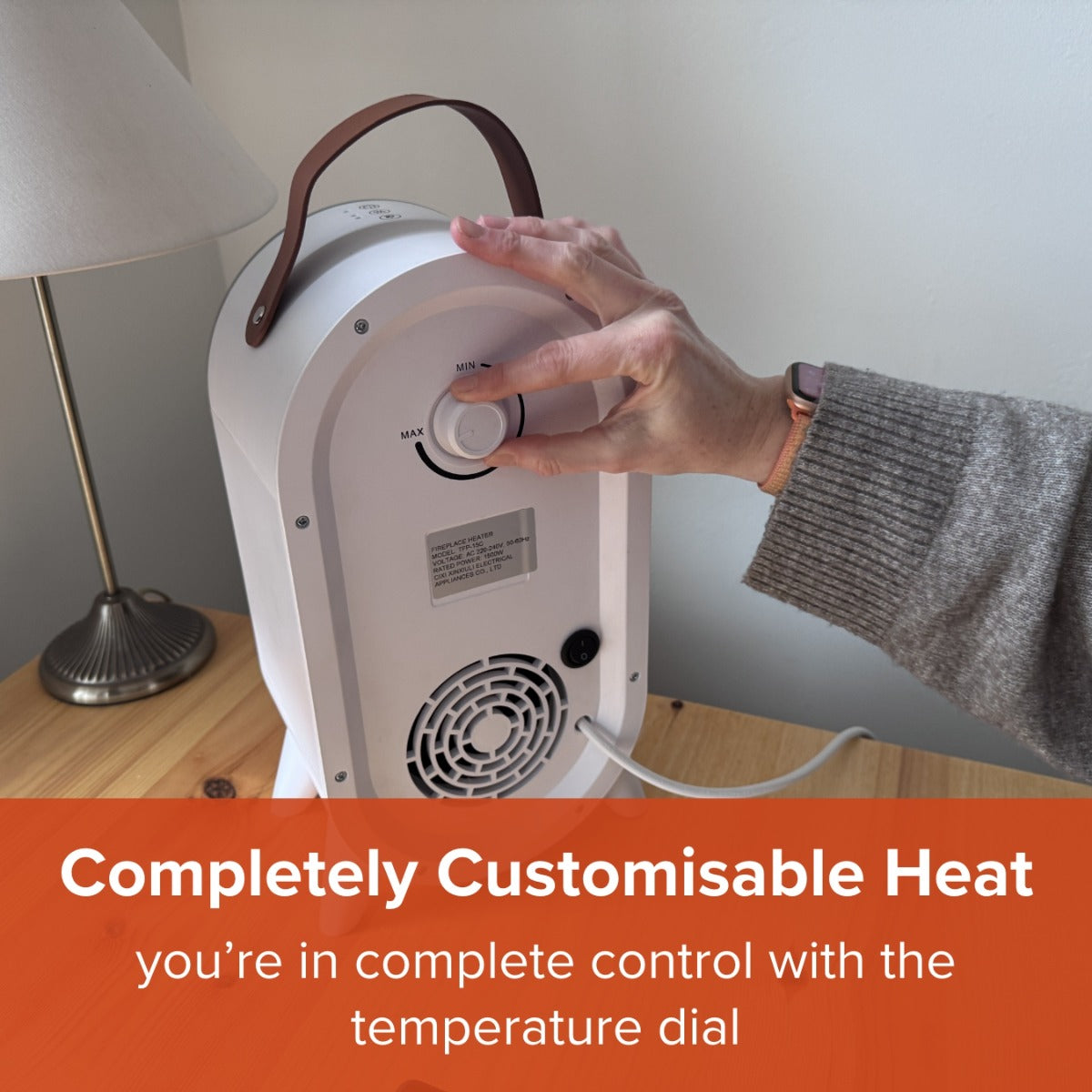 Glow Heat Portable Electric Fan Heater