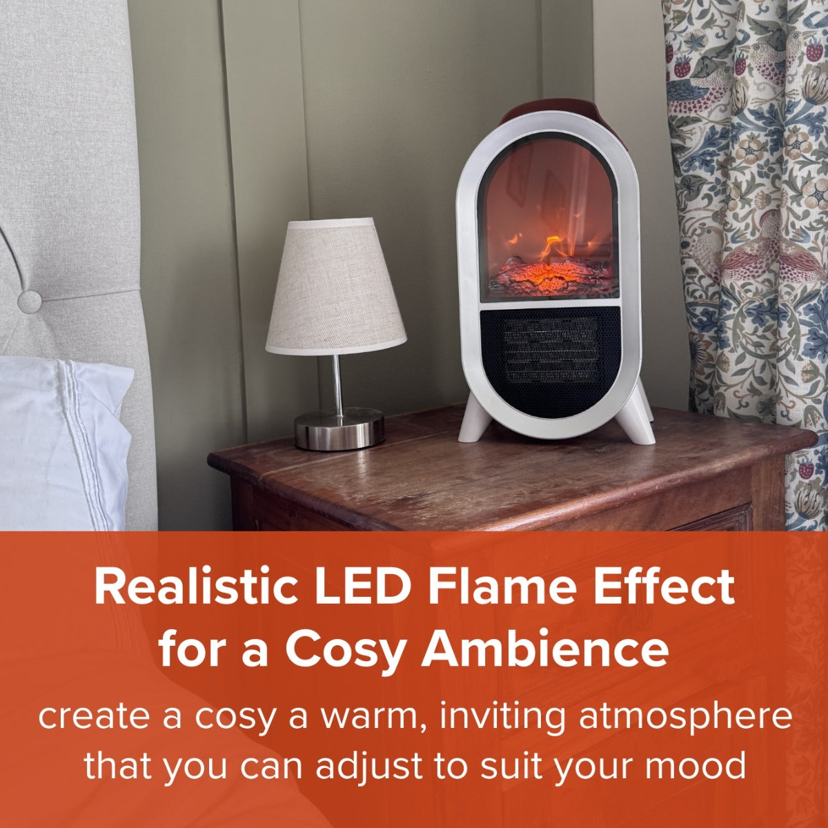 SmartAir Glow Heat Portable Electric Fan Heater