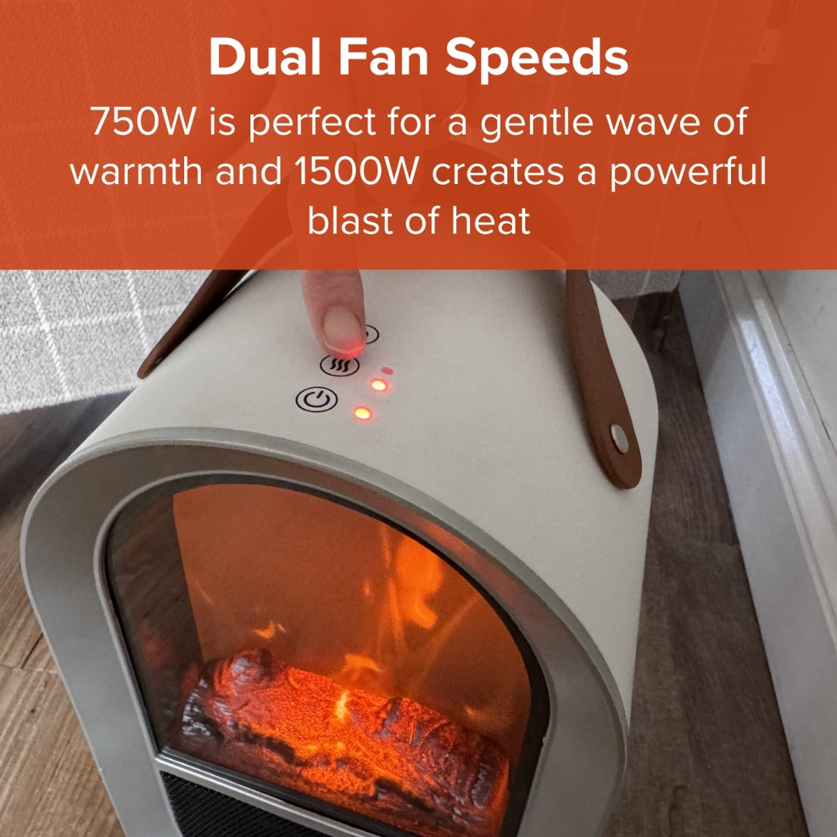Glow Heat Portable Electric Fan Heater