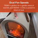 SmartAir Glow Heat Portable Electric Fan Heater