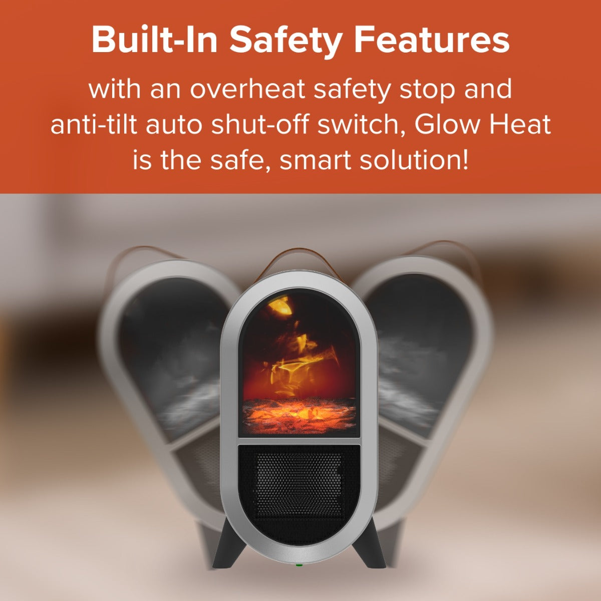 Glow Heat Portable Electric Fan Heater