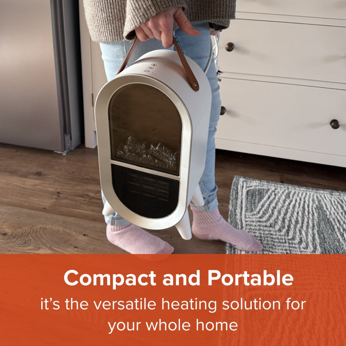 SmartAir Glow Heat Portable Electric Fan Heater