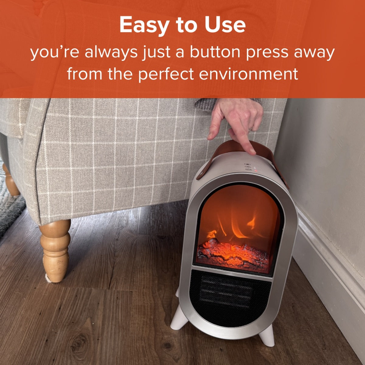 Glow Heat Portable Electric Fan Heater