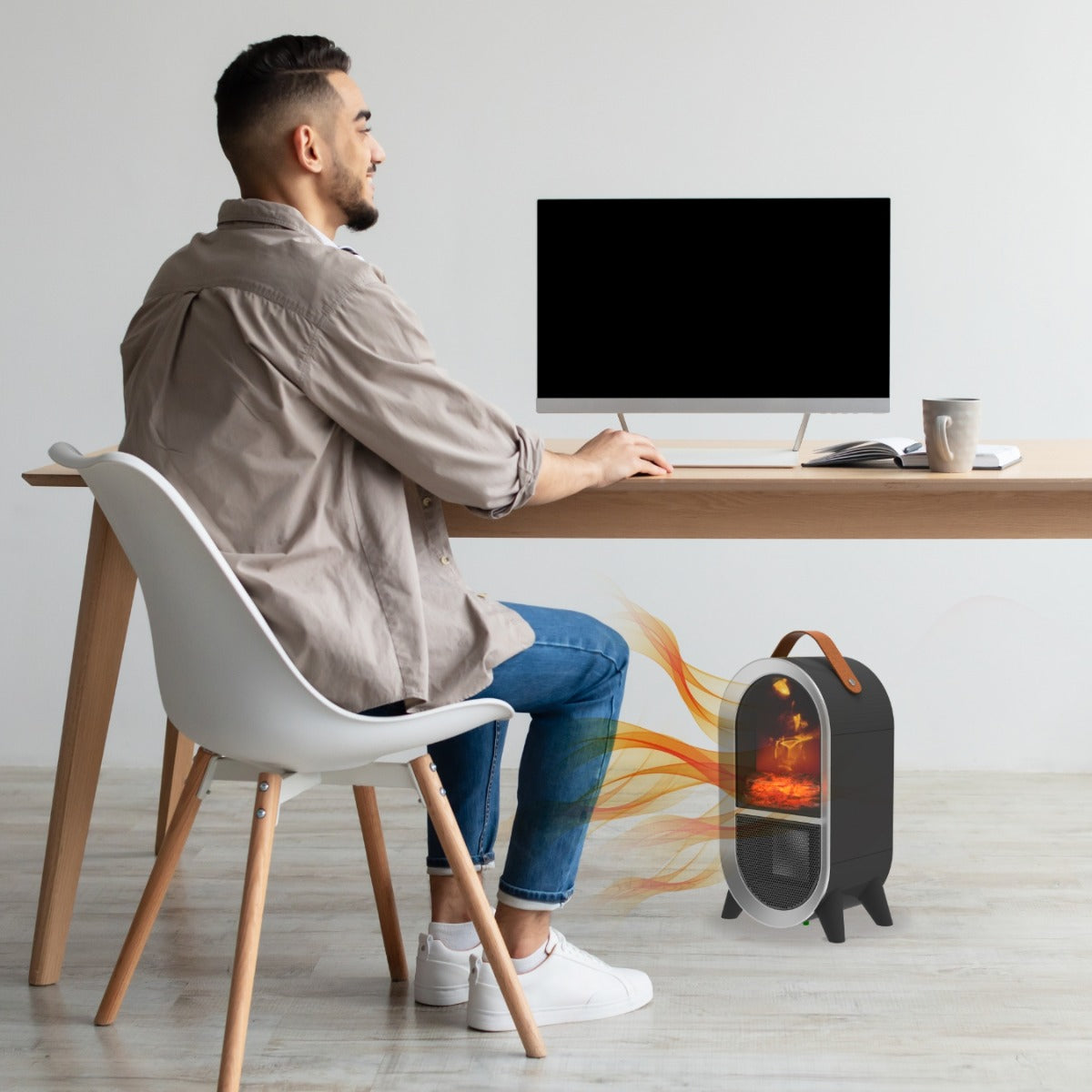 SmartAir Glow Heat Portable Electric Fan Heater
