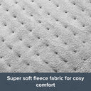 Silentnight Comfort Control Electric Heated Throw - Grey