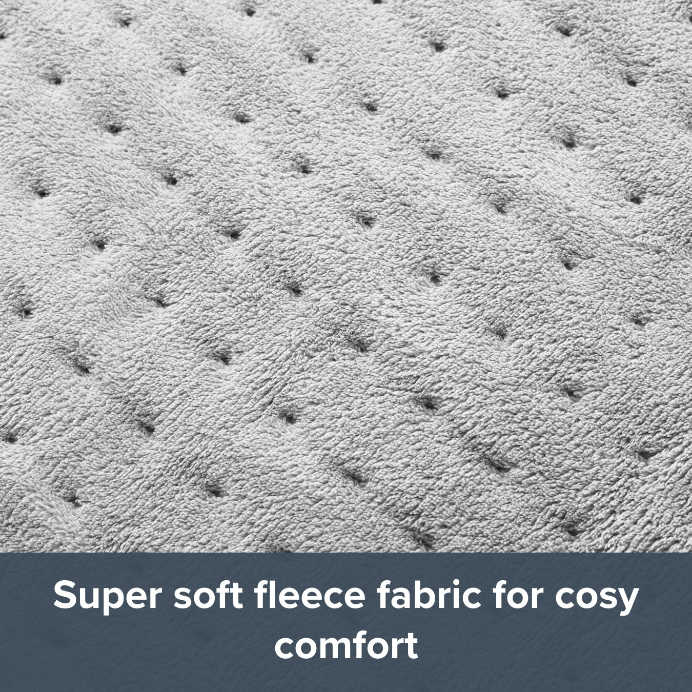 Silentnight Comfort Control Electric Heated Throw - Grey