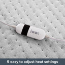 Silentnight Comfort Control Electric Heated Throw - Grey
