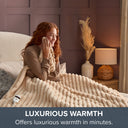 Silentnight Luxury Large Faux Fur Heated Throw