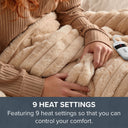 Silentnight Luxury Large Faux Fur Heated Throw