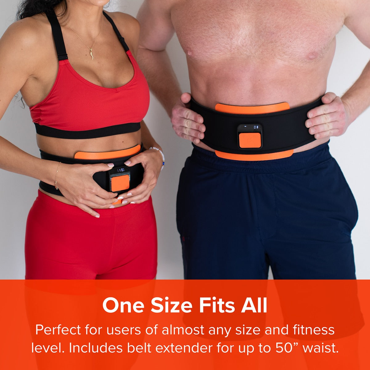 Slendertone Abs Belt オレンジと黒 ABS 7 Toning Belt & Male Arms Bundle – Slendertone GB