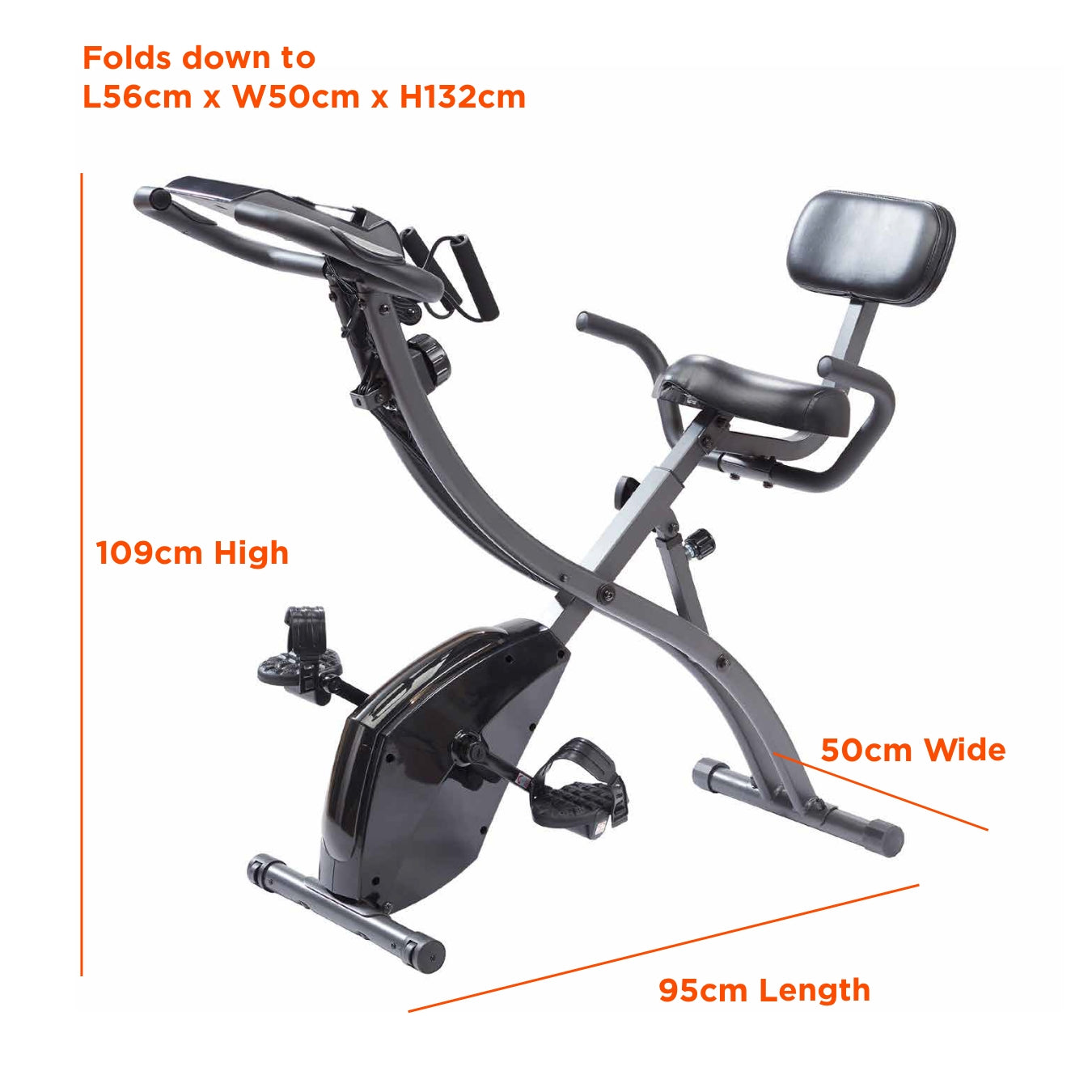 New Image Slim Cycle 2-in-1 Exercise Bike