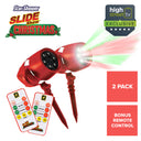 Star Shower LED Christmas Slide Show Projector with Remote - Twin Pack