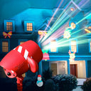 Star Shower LED Christmas Slide Show Projector with Remote - Twin Pack