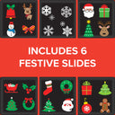 Star Shower LED Christmas Slide Show Projector with Remote - Twin Pack