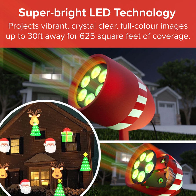 Star Shower LED Christmas Slide Show Projector
