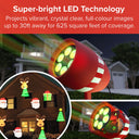 Star Shower LED Christmas Slide Show Projector with Remote - Twin Pack