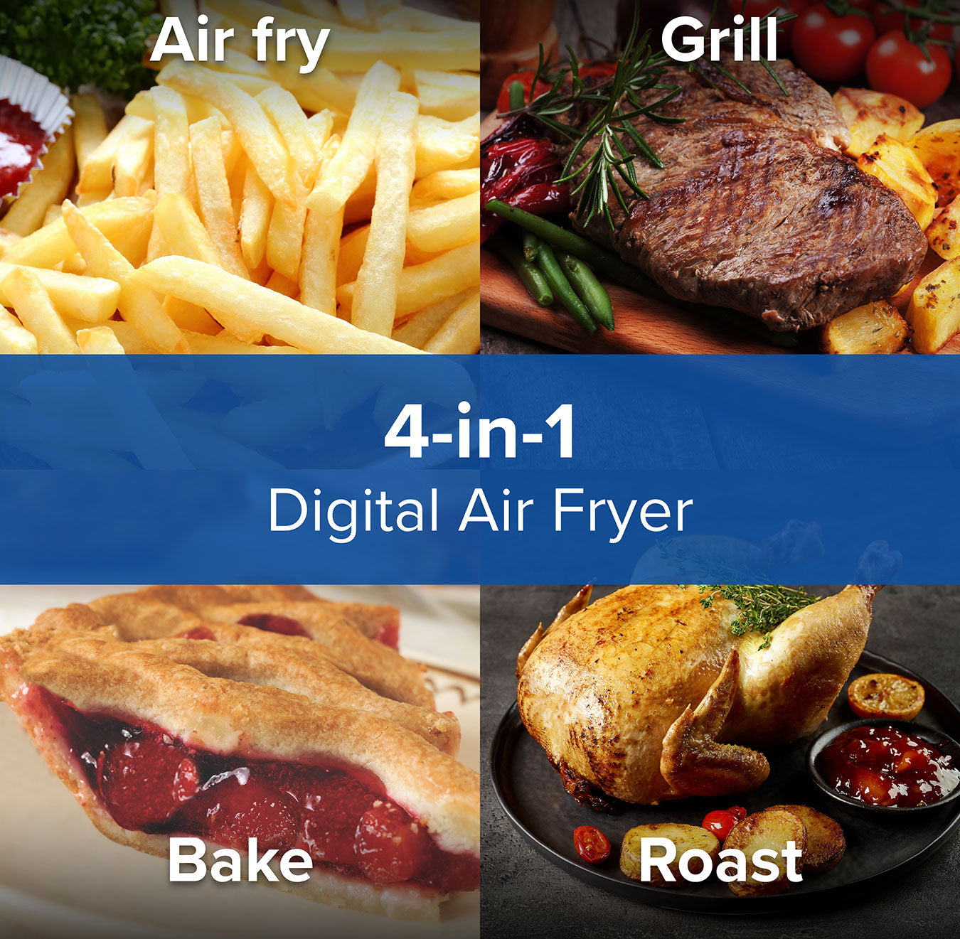 Power XL Vortex Air Fryer – 2.8L Digital Air Fryer