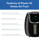 Power XL Vortex Air Fryer – 2.8L Digital Air Fryer