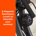 New Image Slim Cycle 2-in-1 Exercise Bike