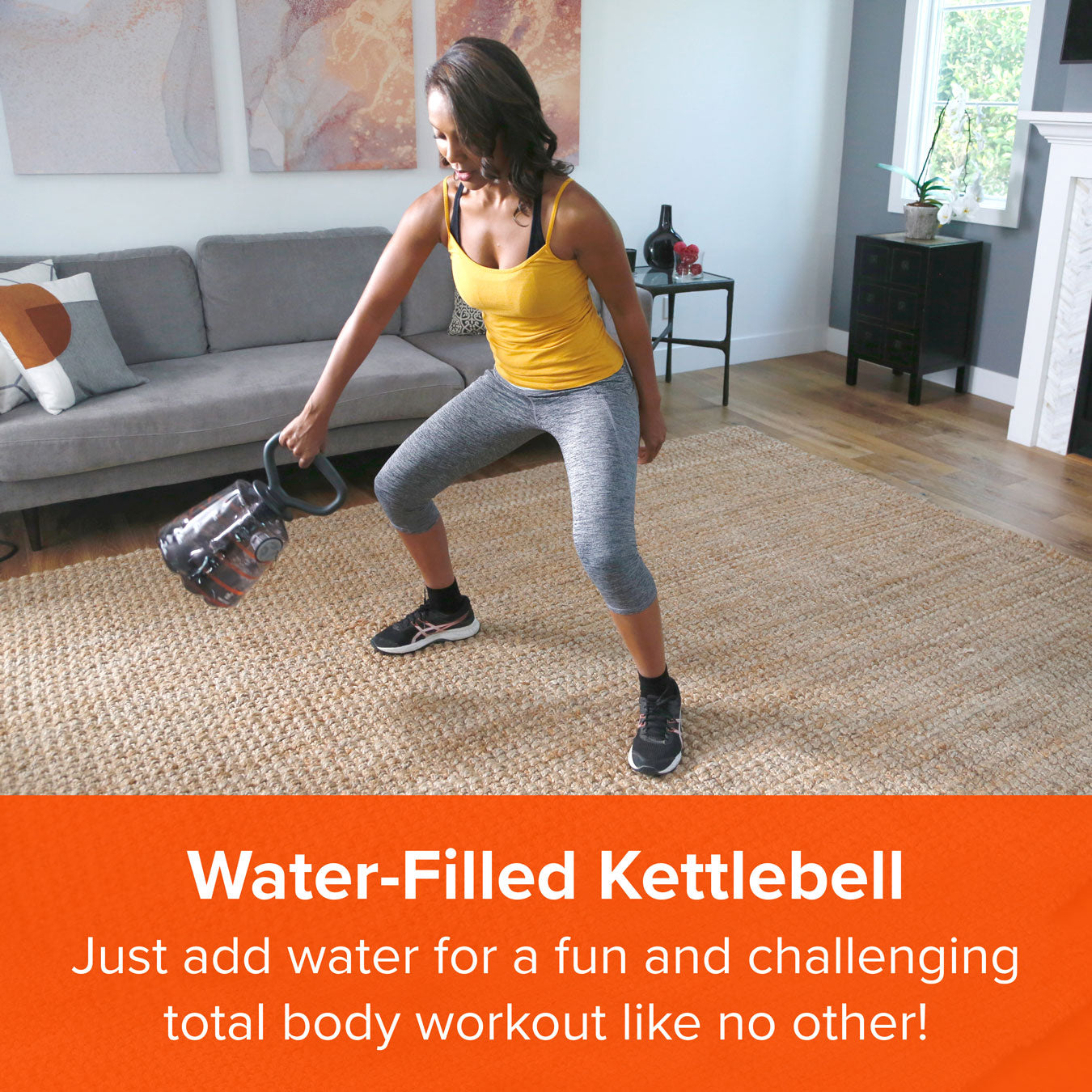 FITT Bell by New Image - Adjustable Kettlebell/Barbell System - Up to 16kg