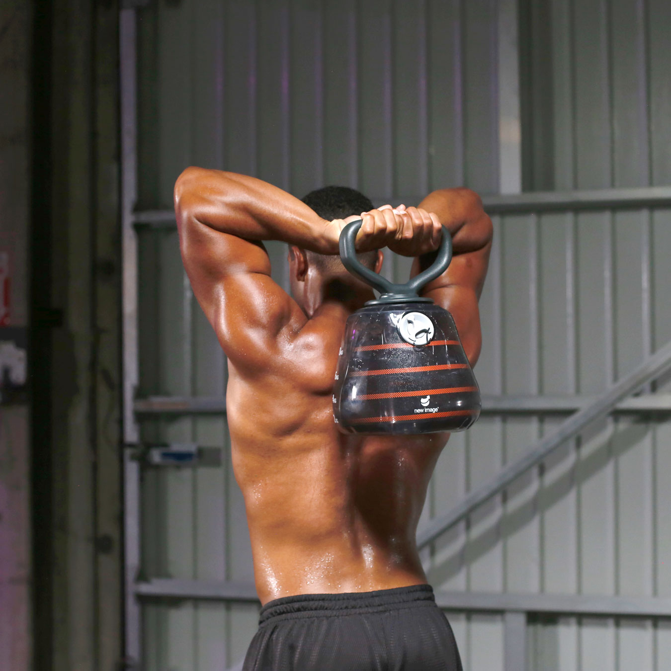FITT Bell by New Image - Adjustable Kettlebell/Barbell System - Up to 16kg