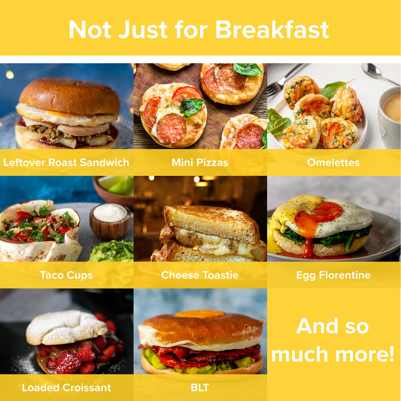 Breakfast Sandwich Maker by Drew&Cole