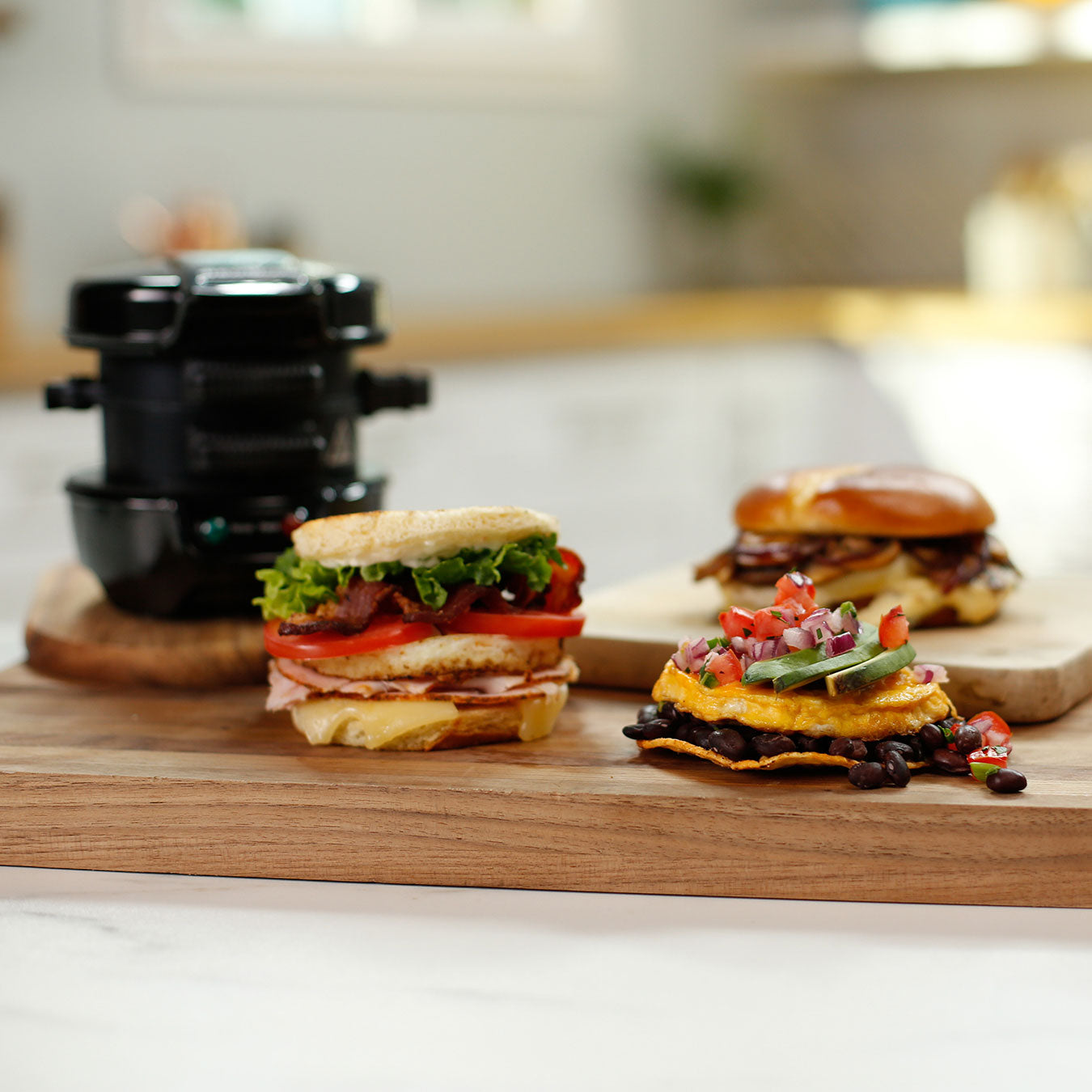 Breakfast Sandwich Maker by Drew&Cole