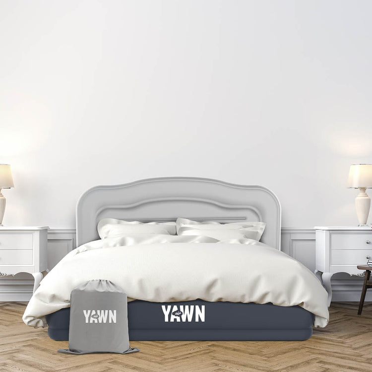 YAWN Air Bed DELUXE Double with Custom Fitted Sheet – Self Inflating