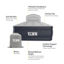 YAWN Air Bed DELUXE Single with Custom Fitted Sheet