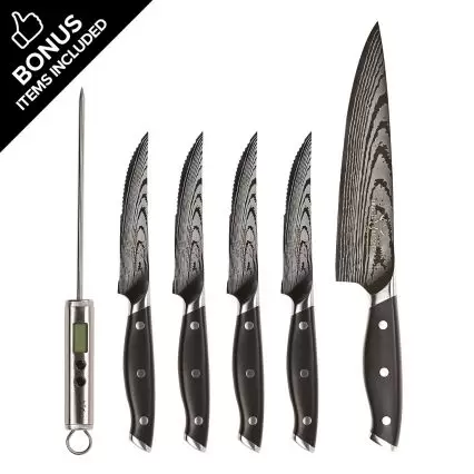 Trusted Butcher 5 Piece Chef Knife Set