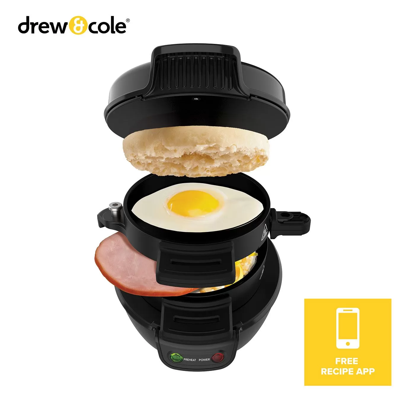 Drew&Cole Breakfast Sandwich Maker