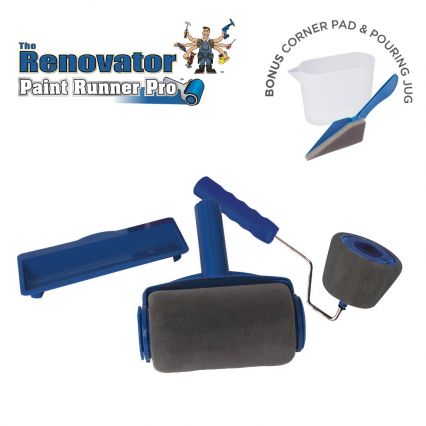 Paint Runner Pro Roller Sleeve Accessory by The Renovator