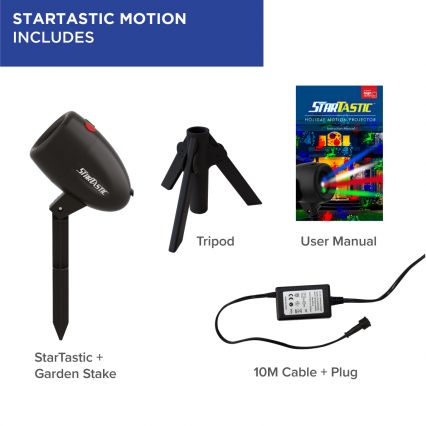 StarTastic Motion Indoor/Outdoor Laser Projector