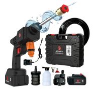 Jet Hawk Cordless Portable Pressure Washer (Red)