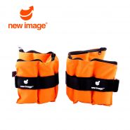 (Like New) Ankle Weights (2 x 1kg) by New Image - Orange