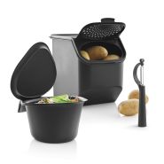 ​​Tupperware® Essentials Potato Set (Jet Black) 